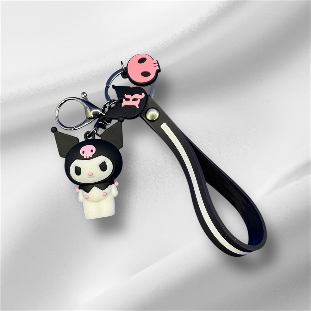 Kuromi Keychain - Black